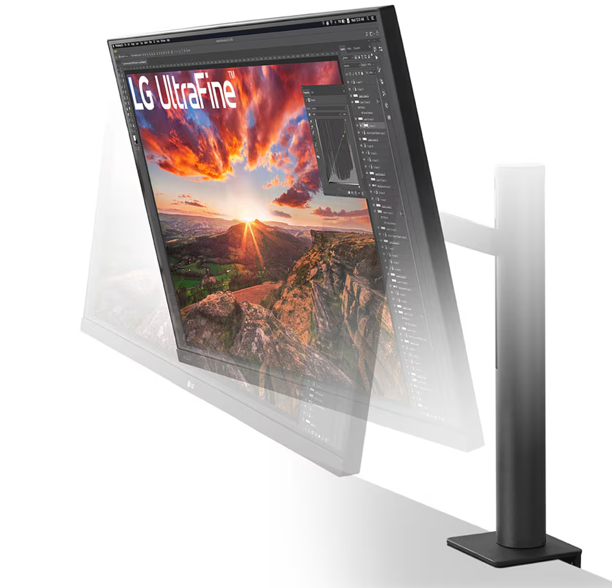 Monitor 32'' LG UltraFine Ergo IPS, 4K UHD (3840 x 2160), 2x HDMI, DP, USB-C T2