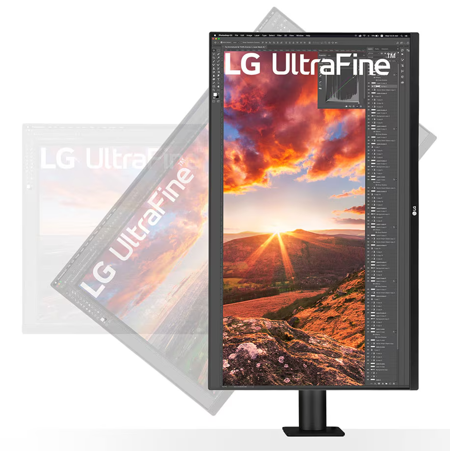 Monitor 32'' LG UltraFine Ergo IPS, 4K UHD (3840 x 2160), 2x HDMI, DP, USB-C T4