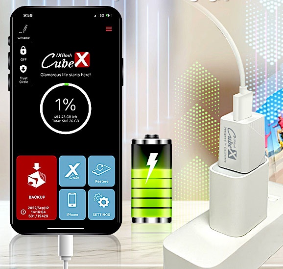 iXflash Cube USB-A 128GB