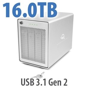OWC Mercury Elite Pro Quad USB 3.1 Gen2 + SoftRAID XT 16TB