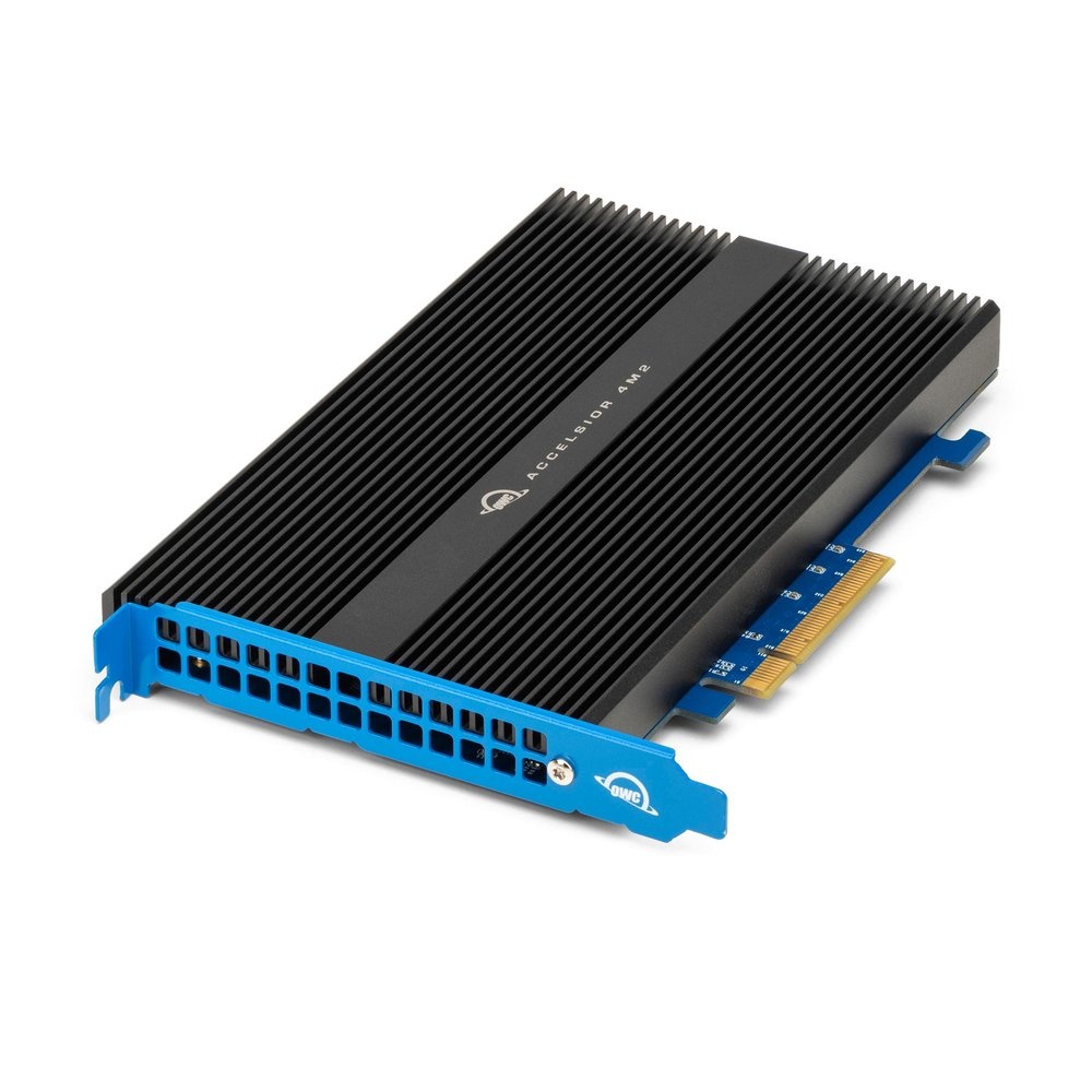 OWC Accelsior 4x NVMe M.2 SSD to PCIe 3.0 Adapter Card 0TB with SoftRAID