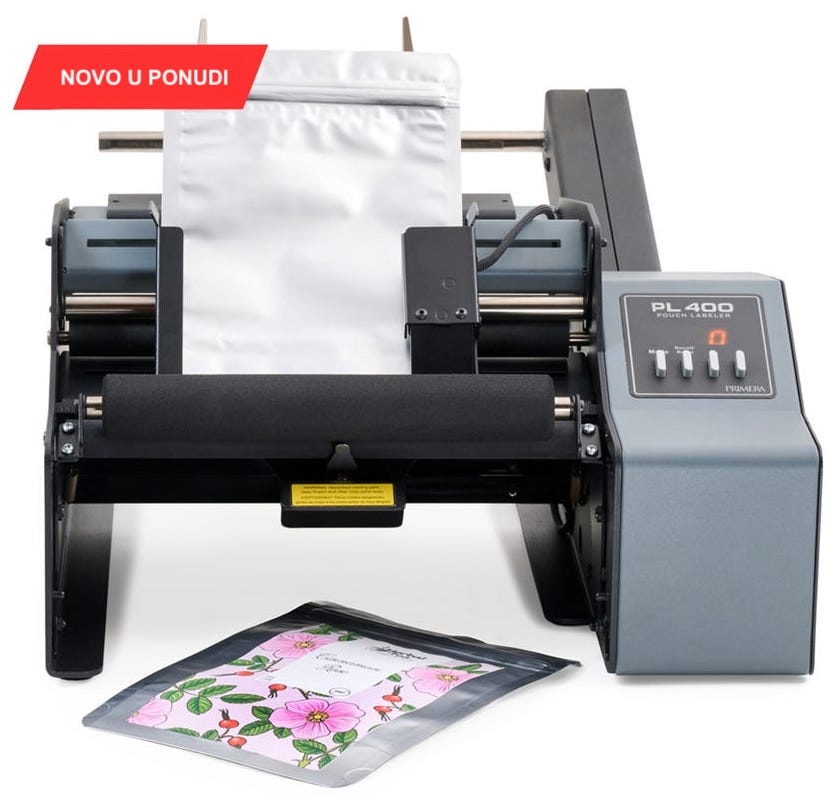 PL400 Label Applicator, poluautomatski aplikator etiketa na vrećice